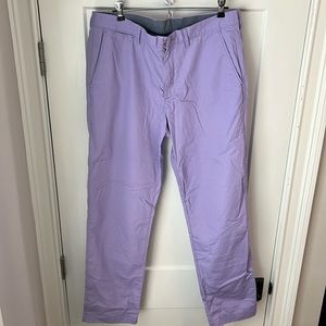 J Crew cotton lilac pants